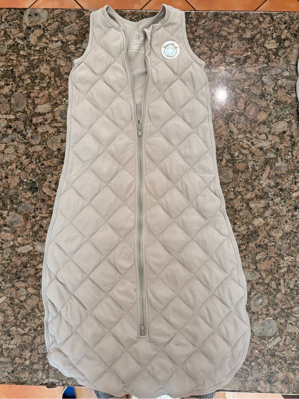 Quilted Sleeveless Baby Sleep Sack - Heather Gray